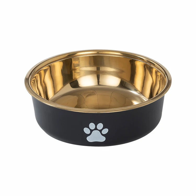Premium Stainless Steel Insulated Dog and Cat Bowl - Portable, Non-Slip, Waterproof & Easy to Clean for Indoor and Outdoor Use