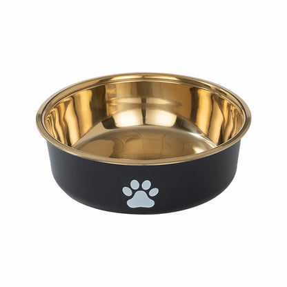 Premium Stainless Steel Insulated Dog and Cat Bowl - Portable, Non-Slip, Waterproof & Easy to Clean for Indoor and Outdoor Use